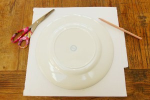 DIY Summer Wreath Large Plate