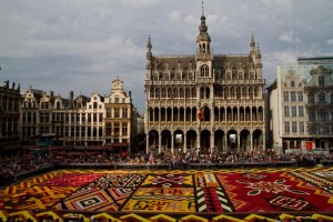 Brussels flower carpet