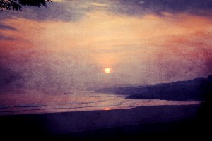 sunset in san vicente