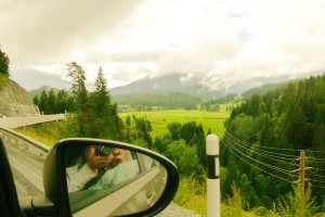 Approaching Swiss Alps
