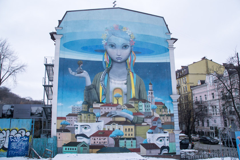 Kyiv Kiev City Guide Murals Walking Tour