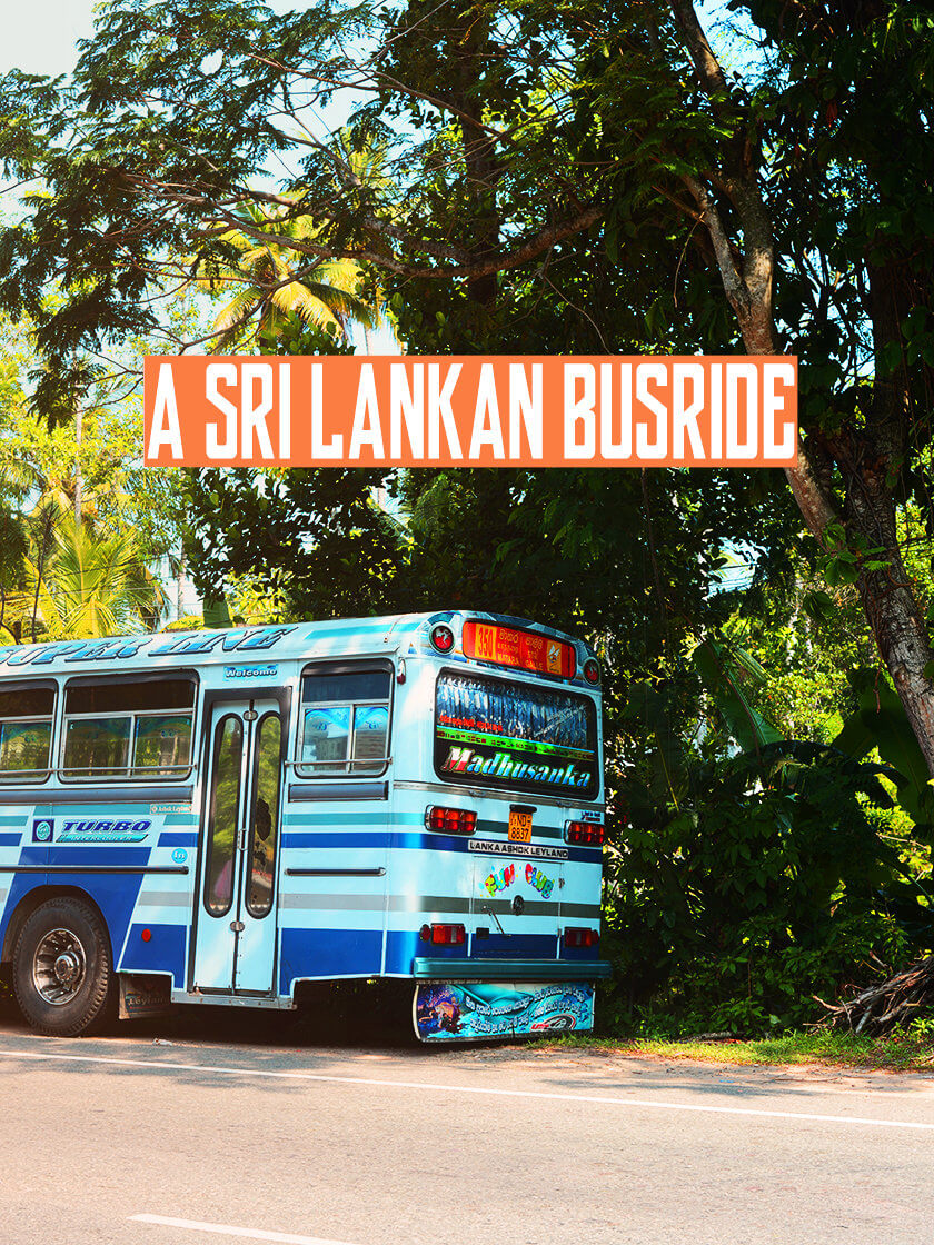 A Sri Lankan Bus Ride
