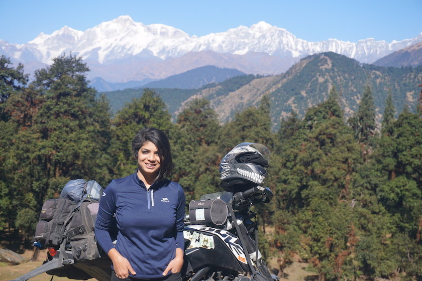 This woman defies the stereotypes of her culture by biking across India & Nepal - read the full interview here!