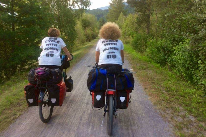 What happens when two women from Germany and Czech Republic cycle across Africa? They start a social enterprise "Cycle with Women" and support local women!