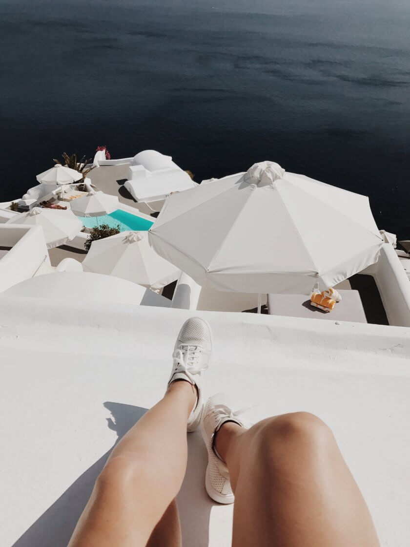 If you google 'roof tops in Santorini' you will find gorgeous photos & tips for the best IG locations - but there is more to these shots than meets the eye.