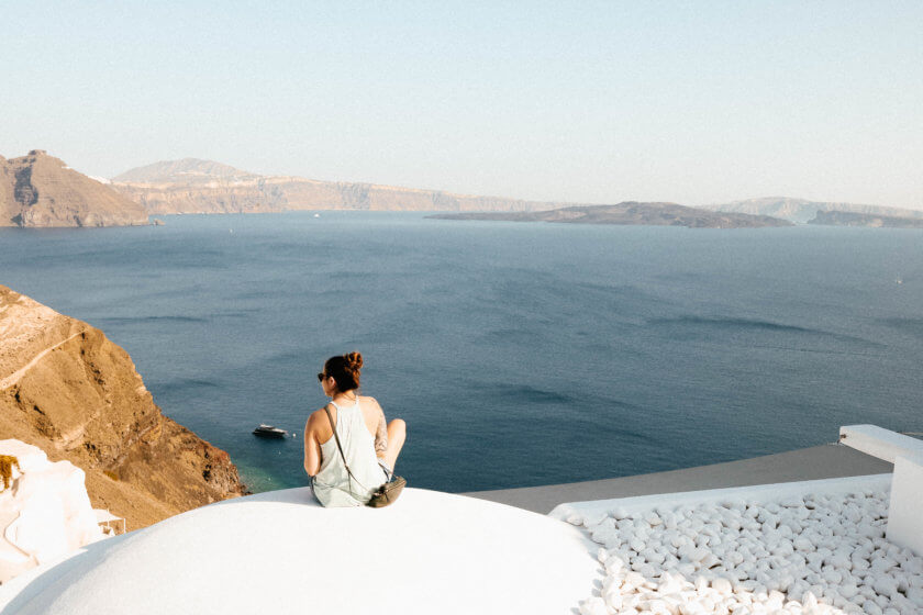 If you google 'roof tops in Santorini' you will find gorgeous photos & tips for the best IG locations - but there is more to these shots than meets the eye.