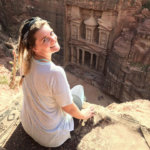 Travelettes | Being the Girl that Never Sticks Around | Sitting in Petra, Jordan