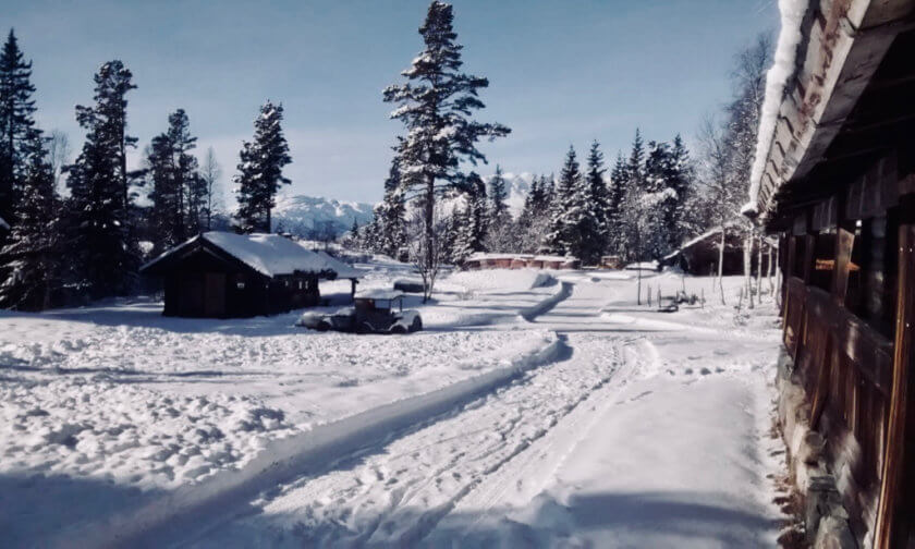 Meet the girl who lives in a mountain hut in Norway