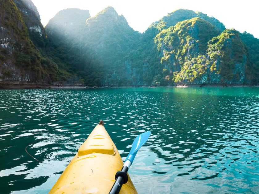 Kayaking in Vietnam