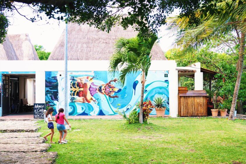 A happy day in Bacalar, Mexico