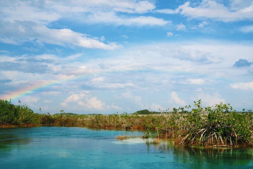 A happy day in Bacalar, Mexico