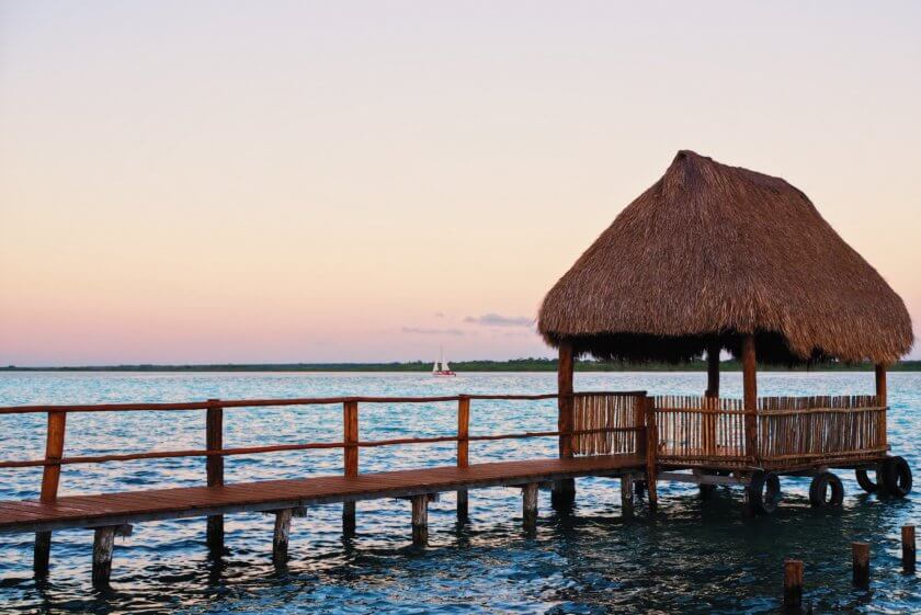 A happy day in Bacalar, Mexico