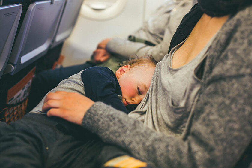Top 10 tips for flying with small children