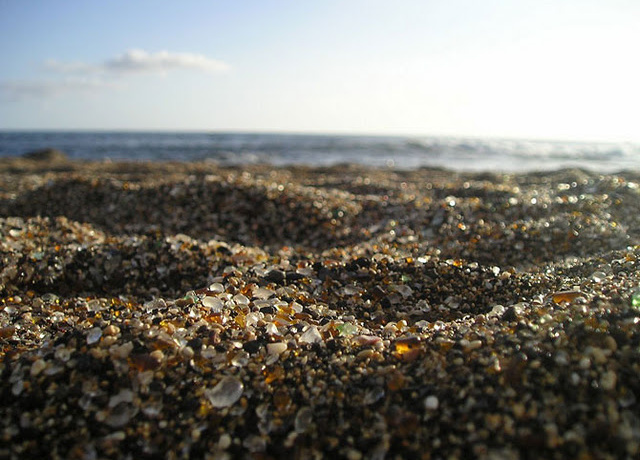 The Glass Beach: a recycled beauty