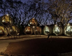 Sleeping in tubes - recycled hotels