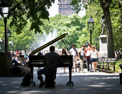 The Piano Man of New York City