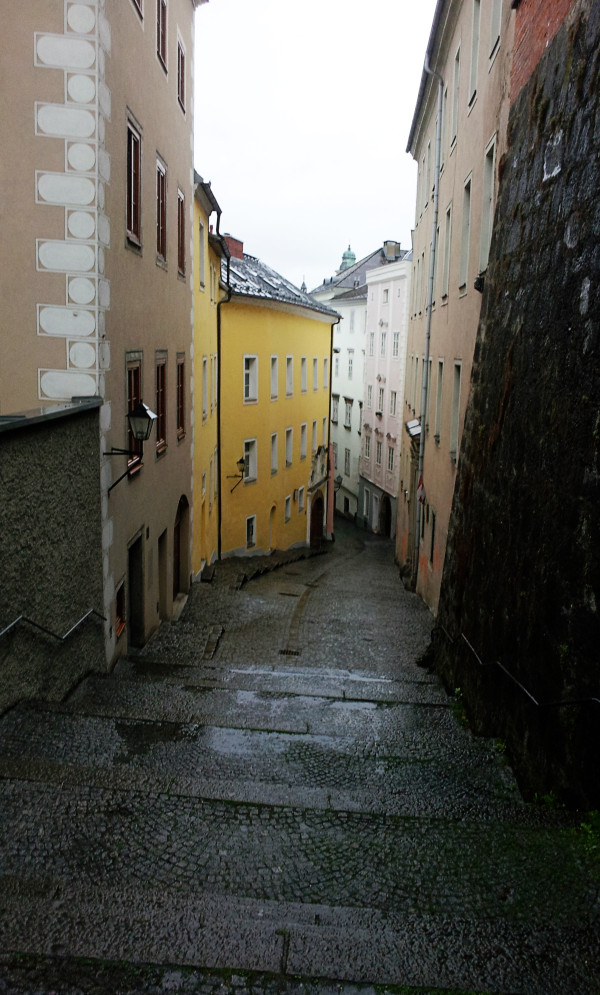 Medieval Alleyway in Linz