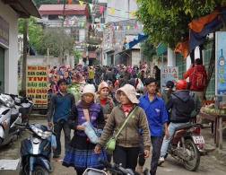 The Sunday market in Bac Ha, Vietnam