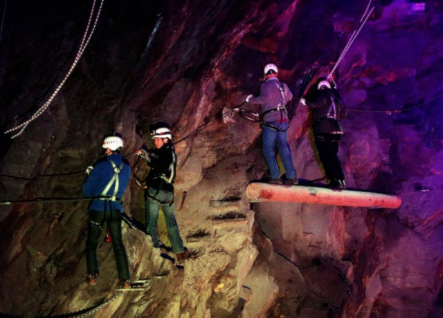 The ultimate adrenaline rush at Llechwedd Slate Caverns