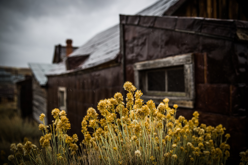 The gold-mining ghost town of Bodie, California is part of the Bodie State Historic Park.