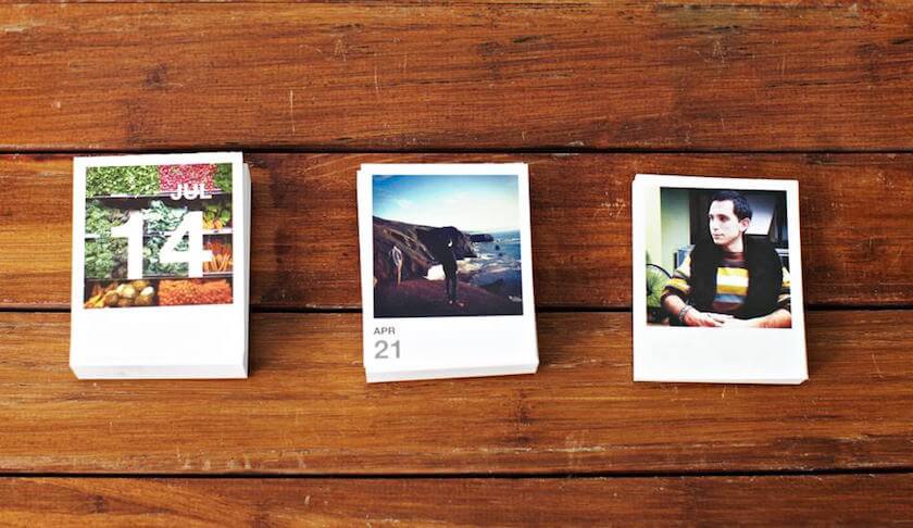 10 awesome ways to turn your photos into christmas gifts - Tearaway Calendar, Social Print Studio