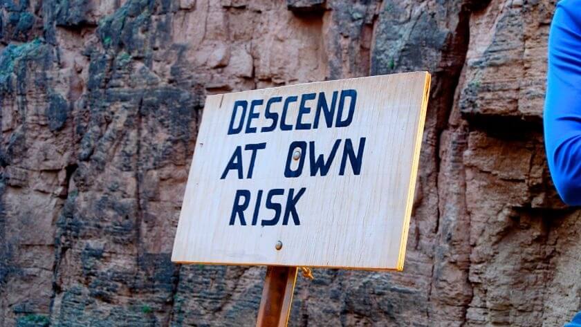 Descend at own risk