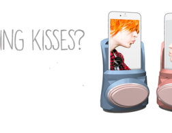 Now you can send real kisses to anyone - through your phone!