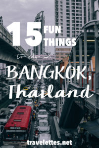 15 fun things to do in Bangkok